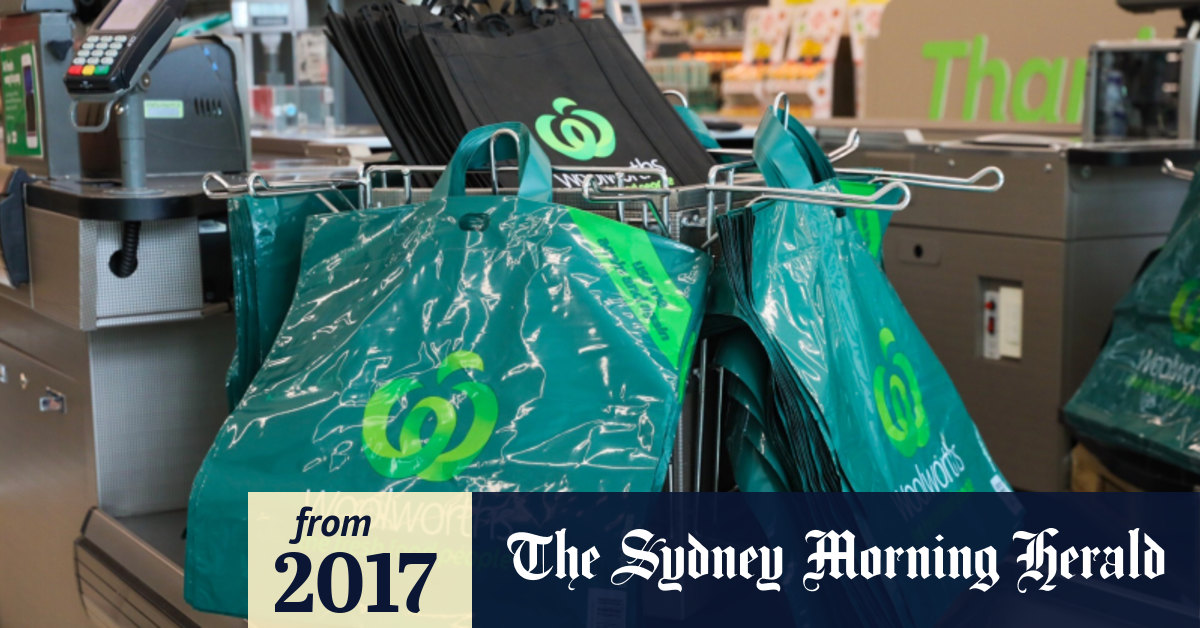 Woolworths grocery bags online